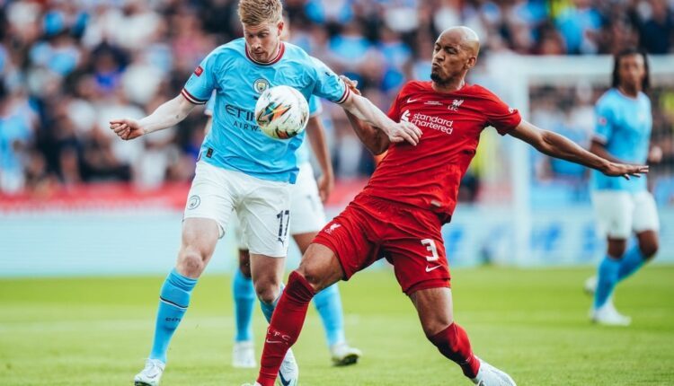 نتيجة الشوط الأول بين ليفربول ومانشستر سيتي في نهائي كأس الدرع الخيرية 2022، ملعبكم