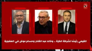 مجلس إدارة شركة الأهلي لكرة القدم