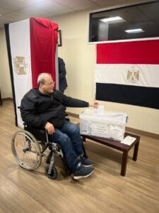 ايهاب حسنين رئيس اتحاد البارافولي