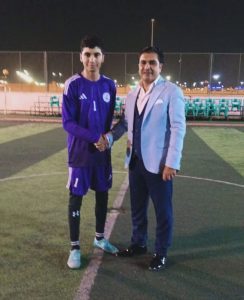أحمد سمير يكرم حارس كفر العلو رجل المباراة